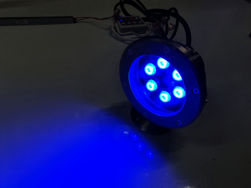 G-SDD150  подводный LED прожектор,6 LED,12V, Blue синий фото 1