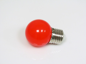 LED G45 220V-240V Red, красный фото 2