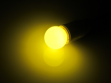 LED G45 220V-240V Yellow, жёлтый фото 1