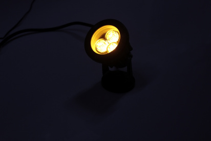 G-DT02-Y 12V точ.повор.LEDпрожек,3LED CREE/1W,12V жёлтый фото 4