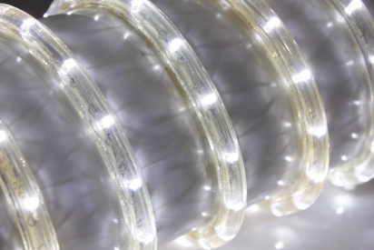 LED-DL-2W-240V-90M-W 1 N (№ 8) Светодиодная гирлянда дюралайт, фиксинг, белый, D13мм, 36LED/метр, IP фото 2