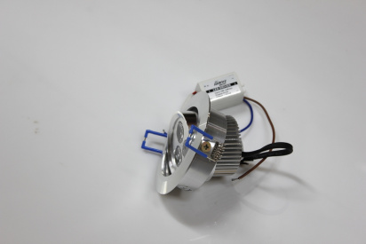 G-TH103-3100K,LEDсвет.встр.повор.круг 3LED CREE/1W фото 6