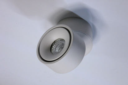 Потолочный накладной светильник ROUND-OUT-01-1-WH-WW (теплый белый свет, белый корпус) фото 3