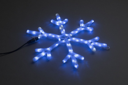 LED-XM(FR)-2D-CK005-B-24"-F(W) Мотив Снежинка синий фото 2