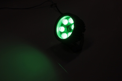 G-DT106-34-G 12V LED прожек., 6 LED CREE/1W, 12V зелёный фото 2