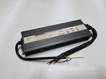 LM-300W 24V, 200-260V/24V, 1,5А, IP67. Импульсный источник питания в алюминиевом корпусе, 236х78х30м фото 1