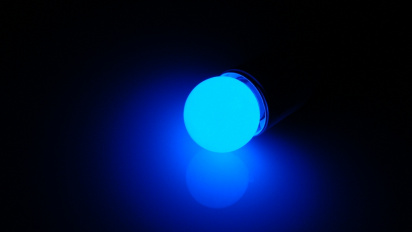 LED-Lamp-E27-40-5-B, синий фото 1