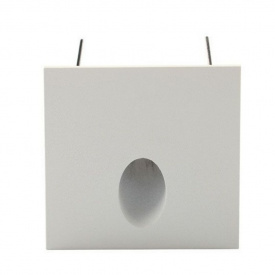 Настенный врезной светильник SQUARE-WALL-01-WH-WW (теплый белый свет, белый корпус)  фото 1