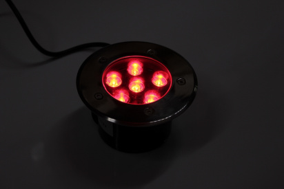 G-MD100-R грунтовой LED-свет красный D150, 6W, 12V фото 2