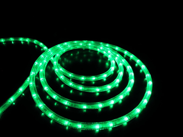 LED-XD-5W-100M-240V-K/2,77CM зеленый,16мм, (4м) фото 1