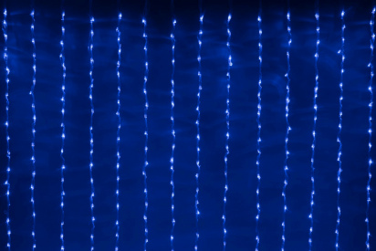LED-XP-1344-230V Blue Световой дождь 2,4х3,6м фото 1