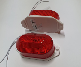 NEW2024 LED лампа-вспышка накладная, красная (60 вспышек в минуту) фото 2