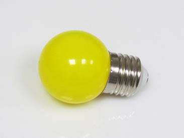 LED G45 220V-240V Yellow, жёлтый фото 2