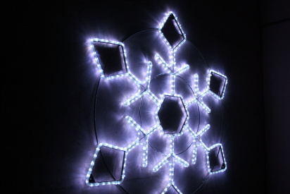 FLESI-LED-GRP-06-W-240V (Снежинка) 120х120см фото 1