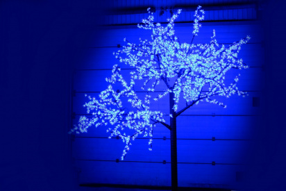 CBL-3.6-2688 Blue LED вишня H:3,6m D3,0 м., синее фото 1