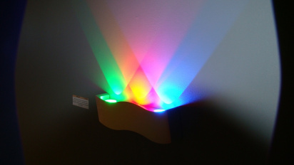WAVE RGB LED светильник накладной 3*1.5W фото 1