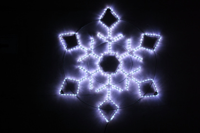 FLESI-LED-GRP-06-W-240V (Снежинка) 120х120см фото 2
