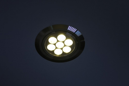 G-TH107-3100K,LEDсвет.встр.повор.круг 7LED CREE/1W фото 2