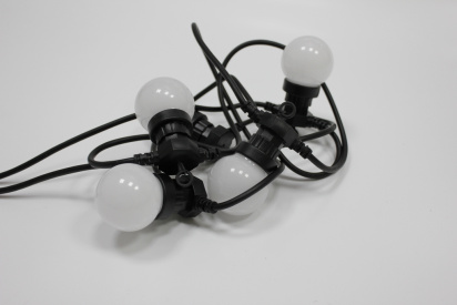 LED-2BLR-G50-20-10M-240V-W/BL, Белт-лайт с лампами, белый/черный пр. фото 2