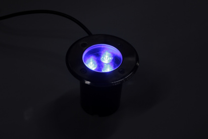 G-MD106-B грунтовой LED-свет синий D120, 3W, 12V фото 3