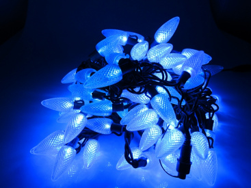 LED-PL-C9-8-G-220V-18-B, 20м, 96 LED синий  фото 1