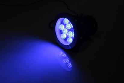 G-DT109-B 12V LED прожек.,9 LED CREE/1W, 12V  синий фото 6