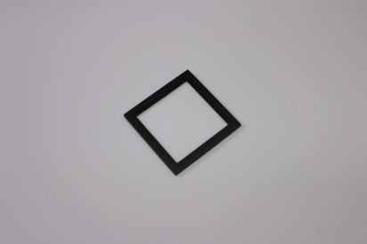 Декоративная одинарная рамка (черная) под светильник серии SQUARE-IN-01 фото 1