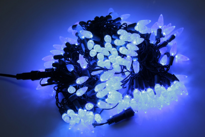 LED-PL-C6-4-G-220V-20-B, 20м, 200-205 светодиодов, синий  фото 3