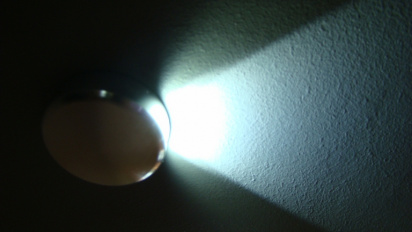 FL55YJ-R СW LED свет. круглый, встр. в стену 1*1W фото 1