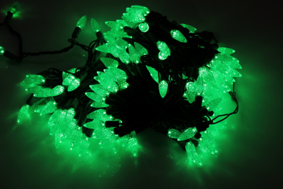 LED-PL-C6-4-G-220V-20-G, 20м, 200-205 светодиодов, зелёный  фото 3