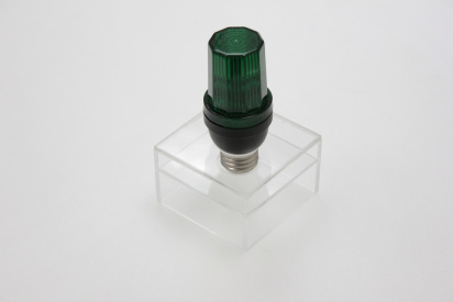 LED лампа-вспышка E-27, зеленая G-LEDJS07G фото 1