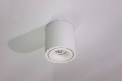 Потолочный накладной светильник ROUND-OUT-01-WH-WW (теплый белый свет, белый корпус)  фото 2