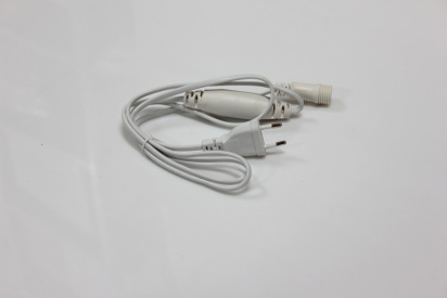 Силовой шнур для гирлянд (LED PLS/ LED PLS FLASH) белый фото 1