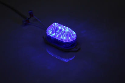 LED лампа-вспышка накладная, синяя фото 1
