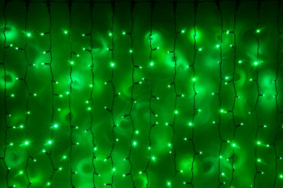 LED- PLS-3720-240V-2*3М-G/BL (зеленые светодиоды/черн пр) фото 1