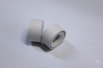 Потолочный накладной светильник ROUND-OUT-01-1-WH-WW (теплый белый свет, белый корпус) фото 5