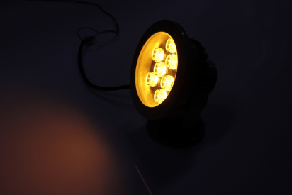 G-DT109-Y 12V LED прожек.,9 LED CREE/1W,12V жёлтый фото 2