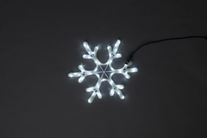 LED-XM(FR)-2D-CK005-18"-W-F(W) Мотив Снежинка белый фото 1