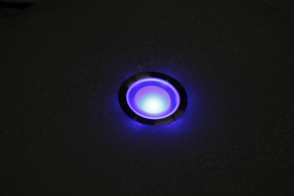 SC-B105B Blue LED floor light, круглый, 12V, IP67 фото 1