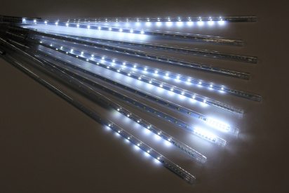 2021 Сосульки строб Трубки D12mm,10шт 0,5М Белая LED-PLM-SNOW-480SMD-0.5*4.5M-10-7V-W не соедин. фото 1