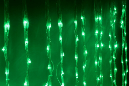 LED-XP-1344-230V Green Световой дождь 2,4х3,6м фото 2