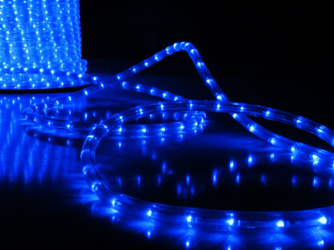 LED-XD-5W-100M-240V-K/2,77CM синий,16мм, (4м) фото 1