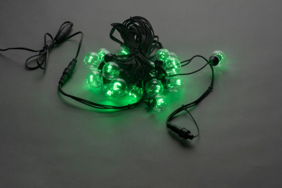 LED-2BLR-50CM-10M-240V-G, Белт-лайт с лампами, зелёный/черный пр. фото 2