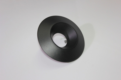 Накладное декоративное кольцо (черное/черное) в светильник серии ROUND-OUT-02/03 and ROUND-IN-03/04 фото 1
