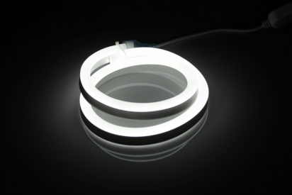 LM-220V-2835-120P-big size-W Световая гирлянда Гибкий неон LED NEON FLEX белый,12х25мм, УЗКИЙ  фото 1
