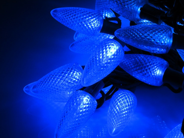 LED-PL-C9-8-G-220V-18-B, 20м, 96 LED синий  фото 3