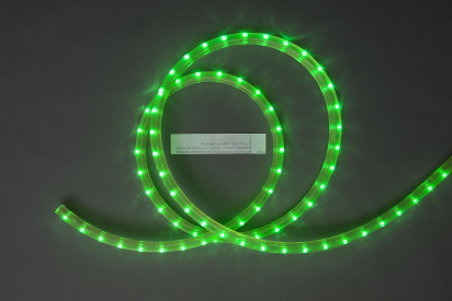 LED-FL-2W-100M-220V-G, зеленая, 100м, 220V, D13.5*15.5cm, интервал 2,77см, 2М фото 2