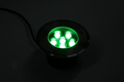 G-MD100-G грунтовой LED-свет зеленый D150, 6W, 12V фото 2