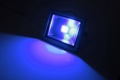 NEW TGC-20-FT-NA-B LED прожектор синий,1LED-20W,220V фото 1