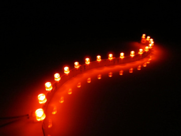 LED 18 12V 1.6W Гибкая линейка Flex (30*1 см), кр. фото 2